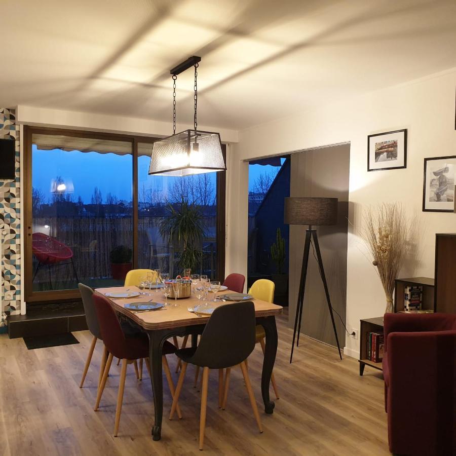 Coeur De Troyes T4 Terrasse 5Eme Etage Centre Ville Wifi Parking Exterior foto
